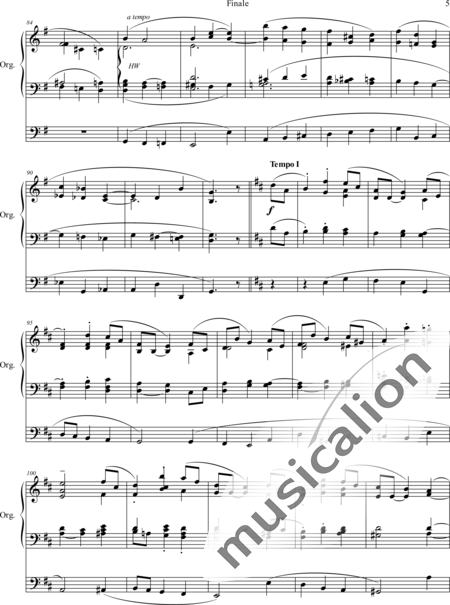 Hollins, Alfred: Finale D-major - Organ>wped:5