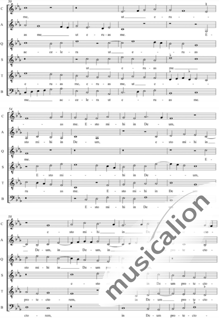 Gombert, Nicolas: In te, Domine, speravi - Coro>SATTTB:5