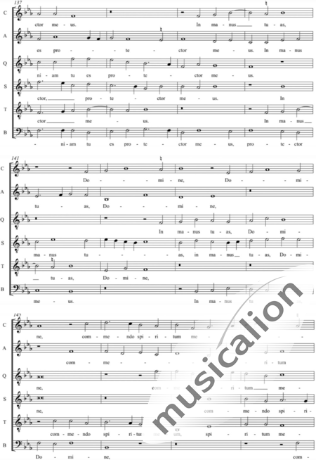 Gombert, Nicolas: In te, Domine, speravi - Coro>SATTTB:12