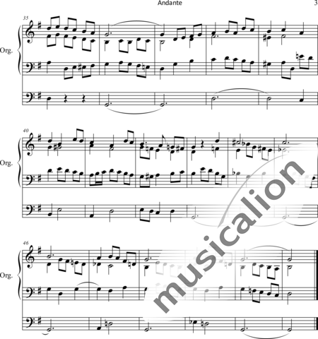 Schönfelder, Emanuel: Andante - Orgel>mPed:3