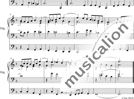 Anónimo, desconocido: Wie groß ist des Allmächt'gen Güte (2) - (The Goodness of God) - Órgano>cPed:1