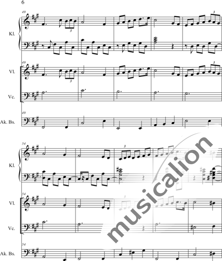 Weidner, Herb: Im Sommergarten - Klavier+[Vl+Vc+Kb]:6