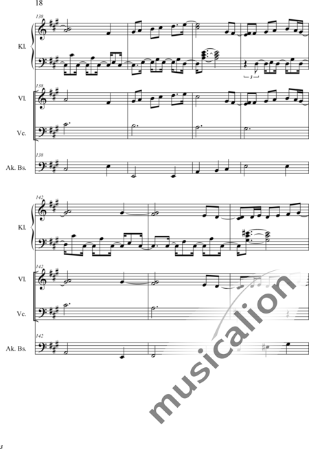 Weidner, Herb: Im Sommergarten - Klavier+[Vl+Vc+Kb]:18