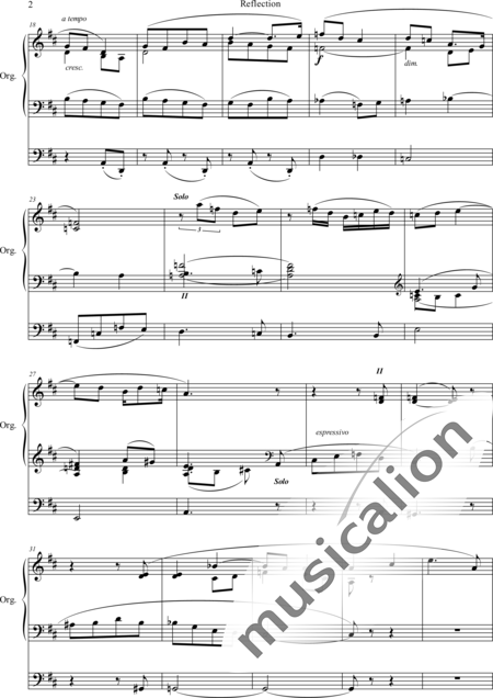 Wood, Charles: Reflection - Organ>wped:2