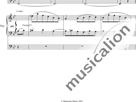 Allison, Horton: Andante B-Dur - Orgel>mPed:1