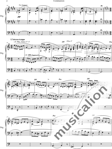 Pearce, Charles William: Communion - Organ>wped:2