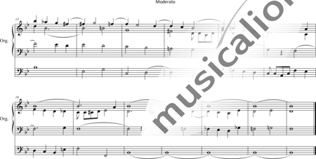Trutschel, Anton Ludwig Ernst: Moderato - Orgel>mPed:1