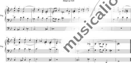 Kühmstedt, Friedrich: Adagio in G-minor (edit.) - Organ>wped:2