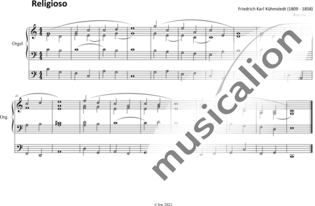 Kühmstedt, Friedrich: Religioso - Orgel>mPed:0