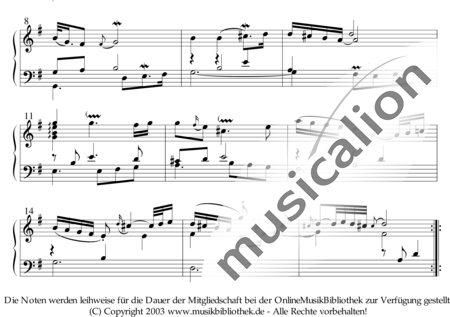 Bach, Johann Sebastian: Aria con Variazioni - Klavier:1