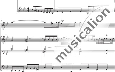 Bach, Johann Sebastian: Sinfonia - Oboe+Orgel>mPed 2:1
