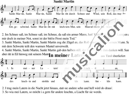 Anonymus, Unknown: St. Martin's Day Songs (German) - Solo>x:2