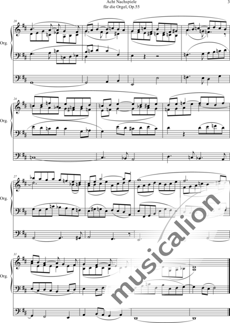 Lorenz, Karl Adolf: Nachspiel D-Dur - Orgel>mPed:3