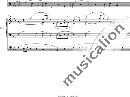 Lorenz, Karl Adolf: Epilogue E flat major - Órgano>cPed:1