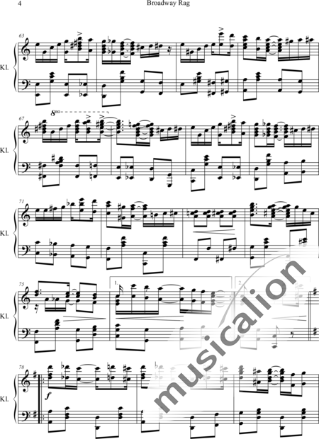 Scott, James: Broadway Rag - Piano:4