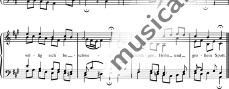 Bach, Johann Sebastian: Ah Mundo, debo abandonarte (Coral) - Coro>SATB:1