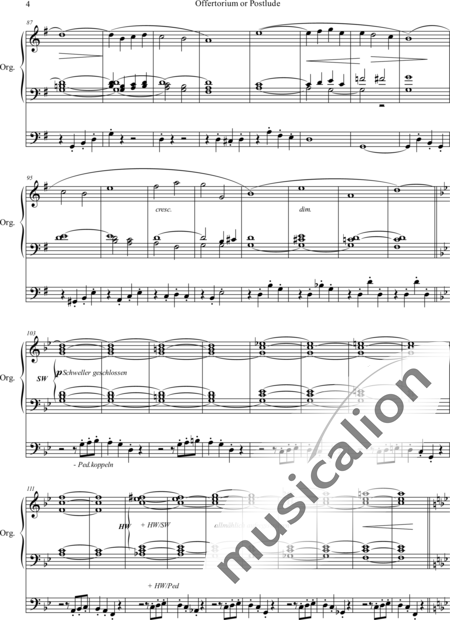 Spark, William: Offertorium or Postlude - Orgel>mPed:4