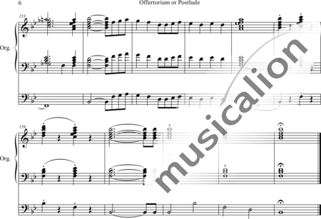 Spark, William: Offertorium or Postlude - Orgel>mPed:6