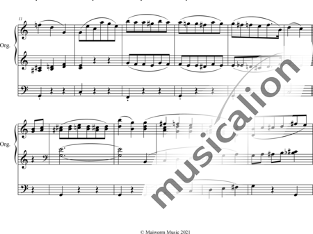 Spark, William: Allegretto - Orgel>mPed:1