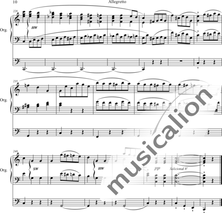 Spark, William: Allegretto - Orgel>mPed:10