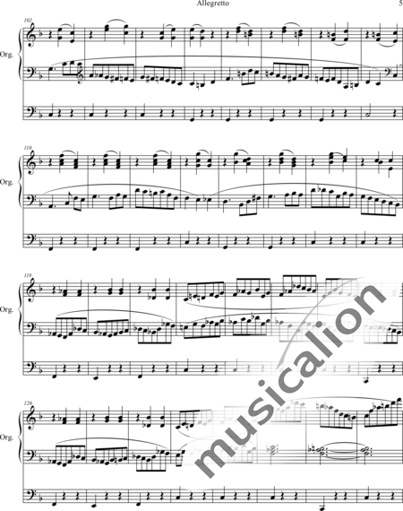 Spark, William: Allegretto - Orgel>mPed:5