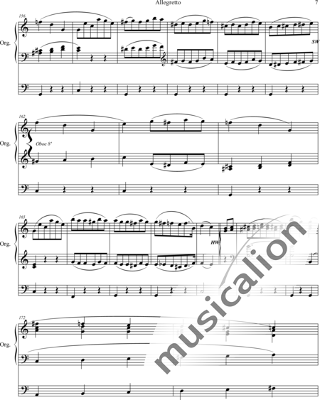 Spark, William: Allegretto - Orgel>mPed:7