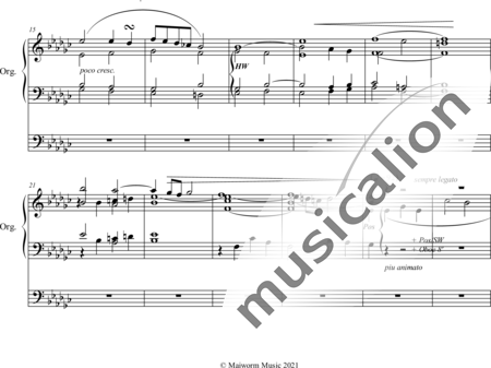 Spark, William: Introduction und Fughette - Orgel>mPed:1