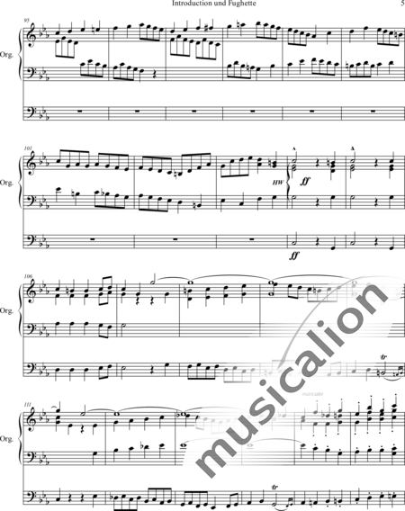 Spark, William: Introduction und Fughette - Orgel>mPed:5