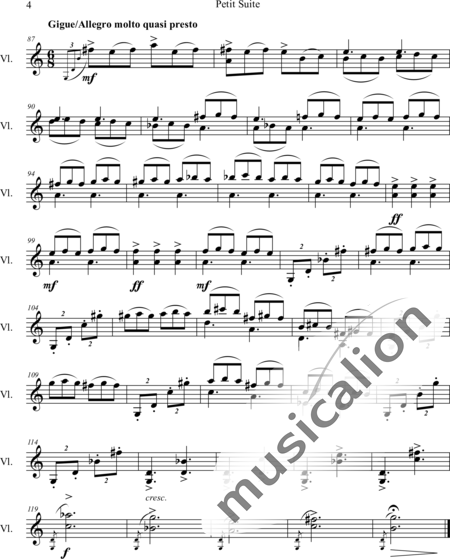 Windhagauer, Horst: Petit Suite - Violine:4