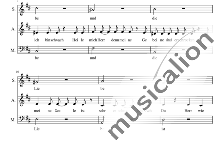 Composer, Minus: Psalm 6 - Chor>SAB:1