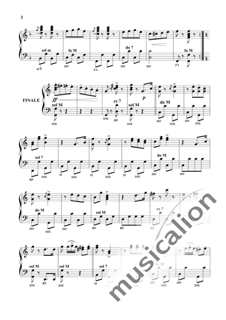 Ivanovici, Iosif (Ivan): Fulger si trasnit (Rayos y truenos) - Akkordeon:3