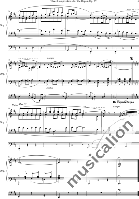 Foote, Arthur: Allegretto d-moll - Orgel>mPed:5