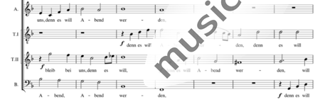 Rheinberger, Josef Gabriel: Abendlied ("Bleib bei uns, denn es will Abend werden") - Chor>SSATTB:1