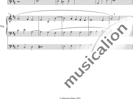Sattler, Carl: Largo B-minor - Órgano>cPed:1