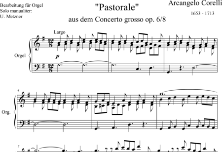 Corelli, Arcangelo
: Pastoral - Órgano:0