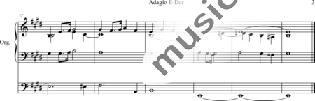 Kern, August: Adagio E-Dur - Orgel>mPed:3