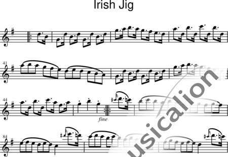 Anonymus, Unknown: Irish Jig - |FlexDiscant|:0