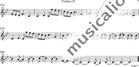Drewes, Michael: String Quartet No. 4 - fifth movement: Allegro molto - Violín 2+[Vla+Vc]:42