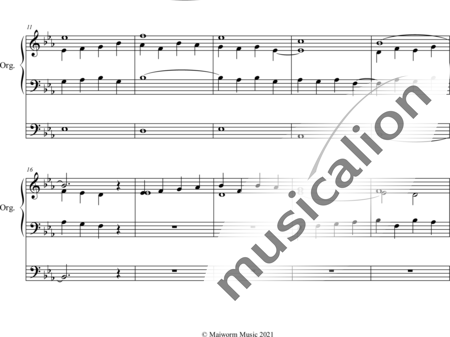 Kern, August: Prelude (E-flat major) - Órgano>cPed:1