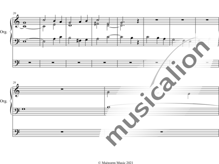 Kern, August: Moderato C-Dur - Orgel>mPed:1