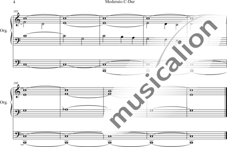 Kern, August: Moderato C-Dur - Orgel>mPed:4