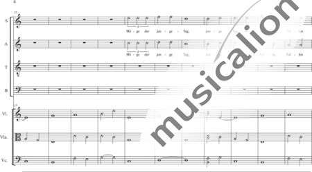 Schäfer, Martina: Irischer Morgensegen (Das Dunkel schläft jetzt) - Solo>Sop/Alt/Ten/Bass+[Vl+Vla+Vc]:3