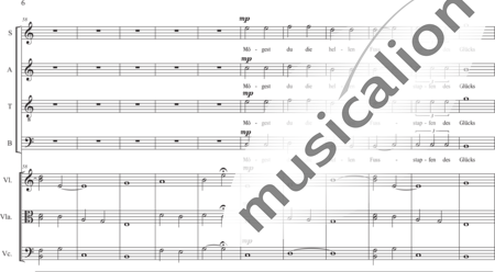 Schäfer, Martina: Irischer Morgensegen (Das Dunkel schläft jetzt) - Solo>Sop/Alt/Ten/Bass+[Vl+Vla+Vc]:5