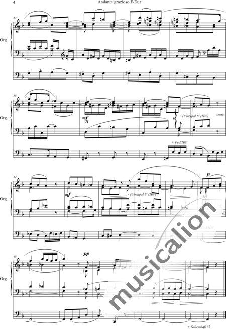 Smart, Henry: Andante grazioso F-major - Órgano>cPed:4