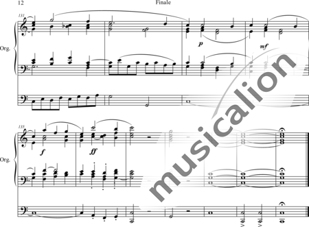 Smart, Henry: Finale C-Dur - Orgel>mPed:12