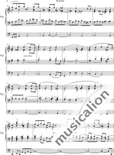 Smart, Henry: Postlude C-Dur - Orgel>mPed:4