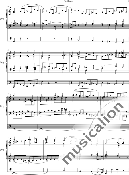 Smart, Henry: Postlude C-Dur - Orgel>mPed:5
