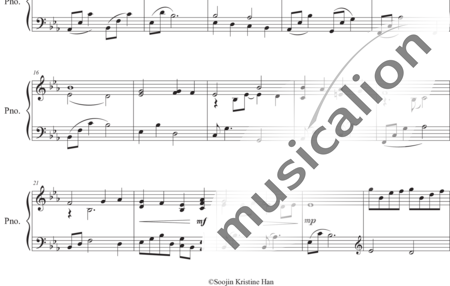 Monk, William Henry: Abide with me - Piano:1