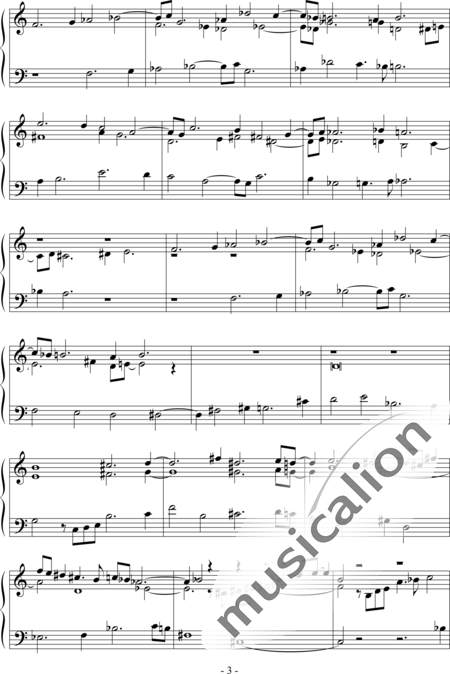Pieper, Andreas: 3. Fantasies for Violins and Cello (keyboard instrument or any instrumentation) - Piano:3