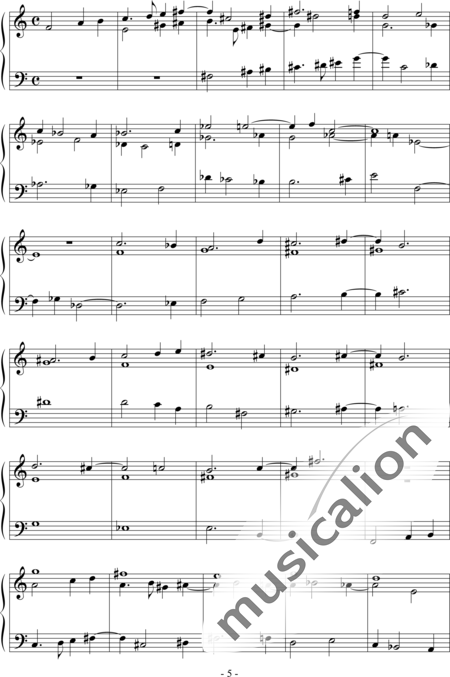 Pieper, Andreas: 3. Fantasies for Violins and Cello (keyboard instrument or any instrumentation) - Piano:5